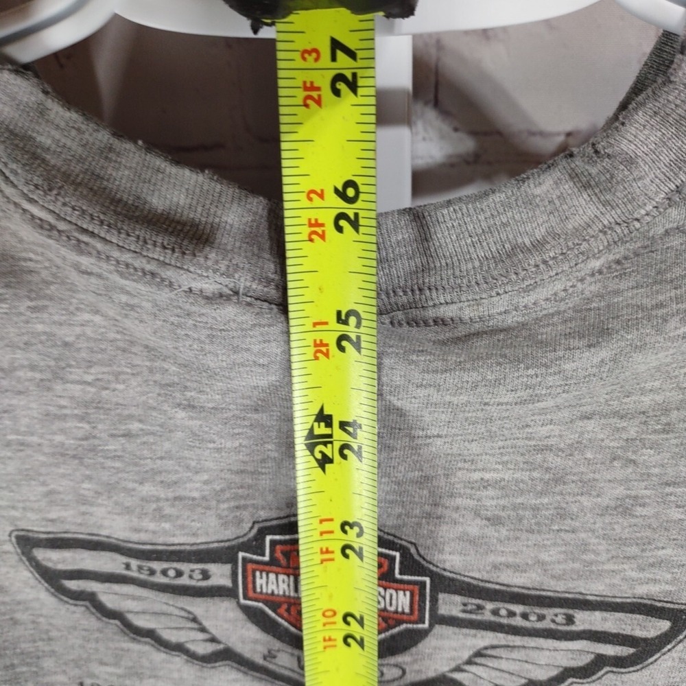 Harley Davidson M Shirt Gray 100 Anniversary Talladega Test Facility Lincoln AL - Picture 11 of 12